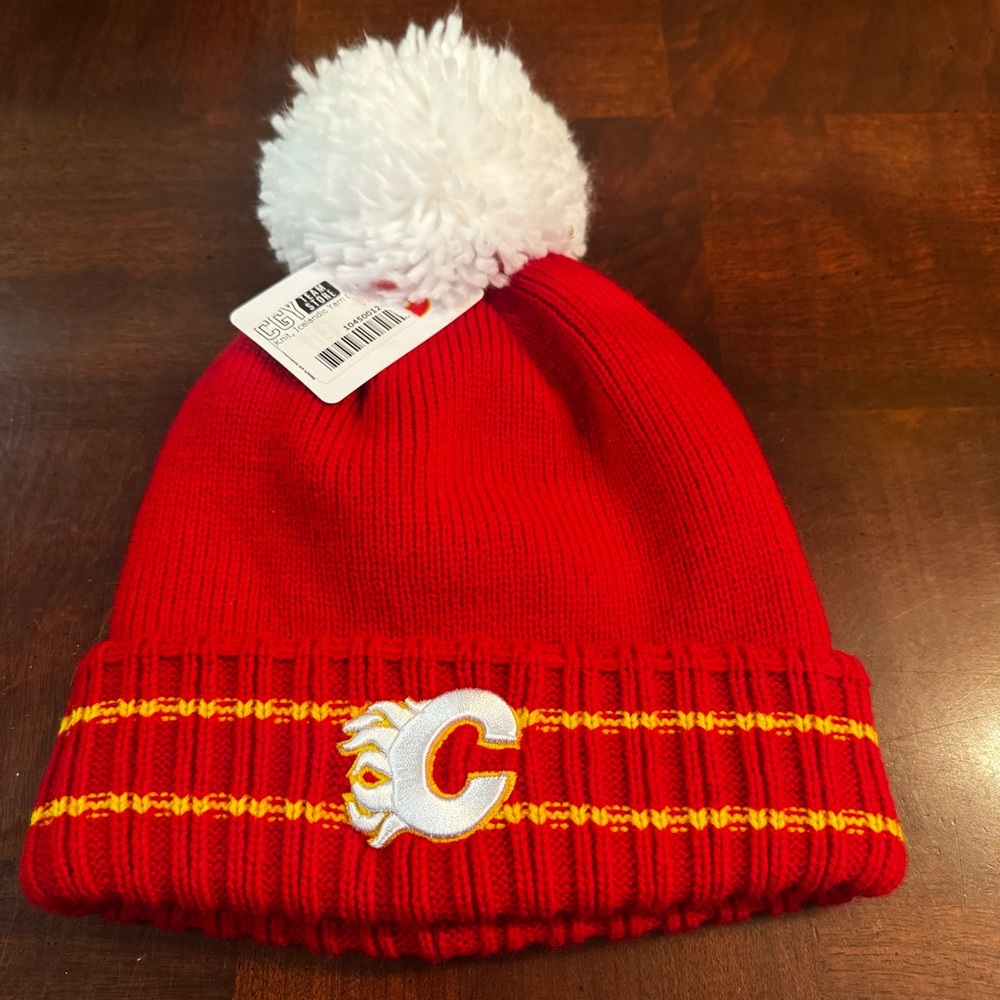 NHL Calgary Flames Winter Tuque Hat